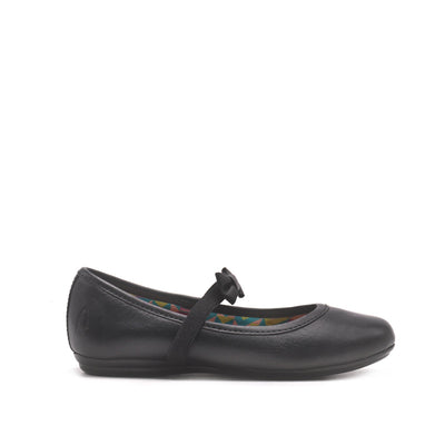 Ballerinas escolares Adrianna para niña color negro