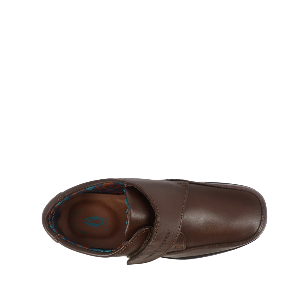 Slip on escolares Luka 2.0 para niño color café