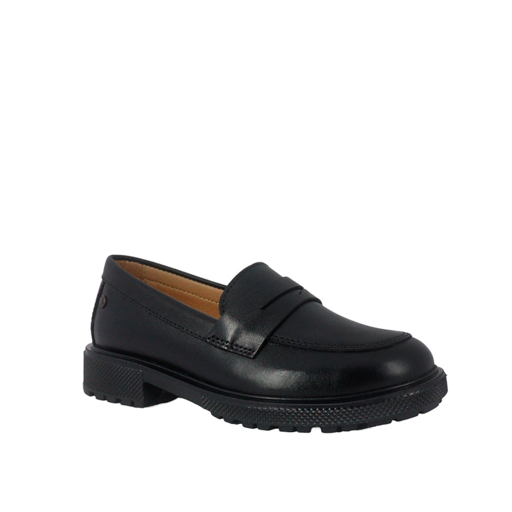 Mocasines escolares Arlette para niña color negro