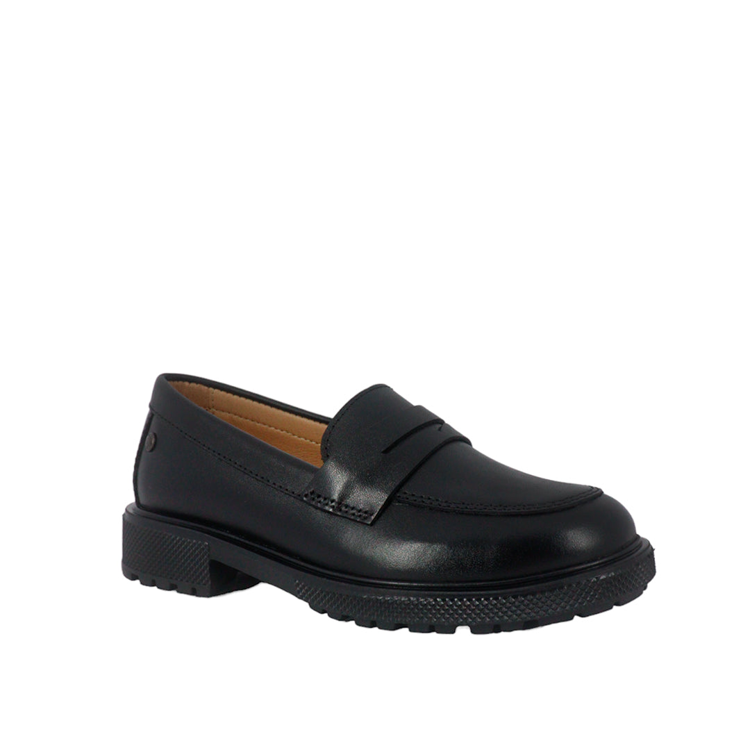 Mocasines escolares Arlette para niña color negro