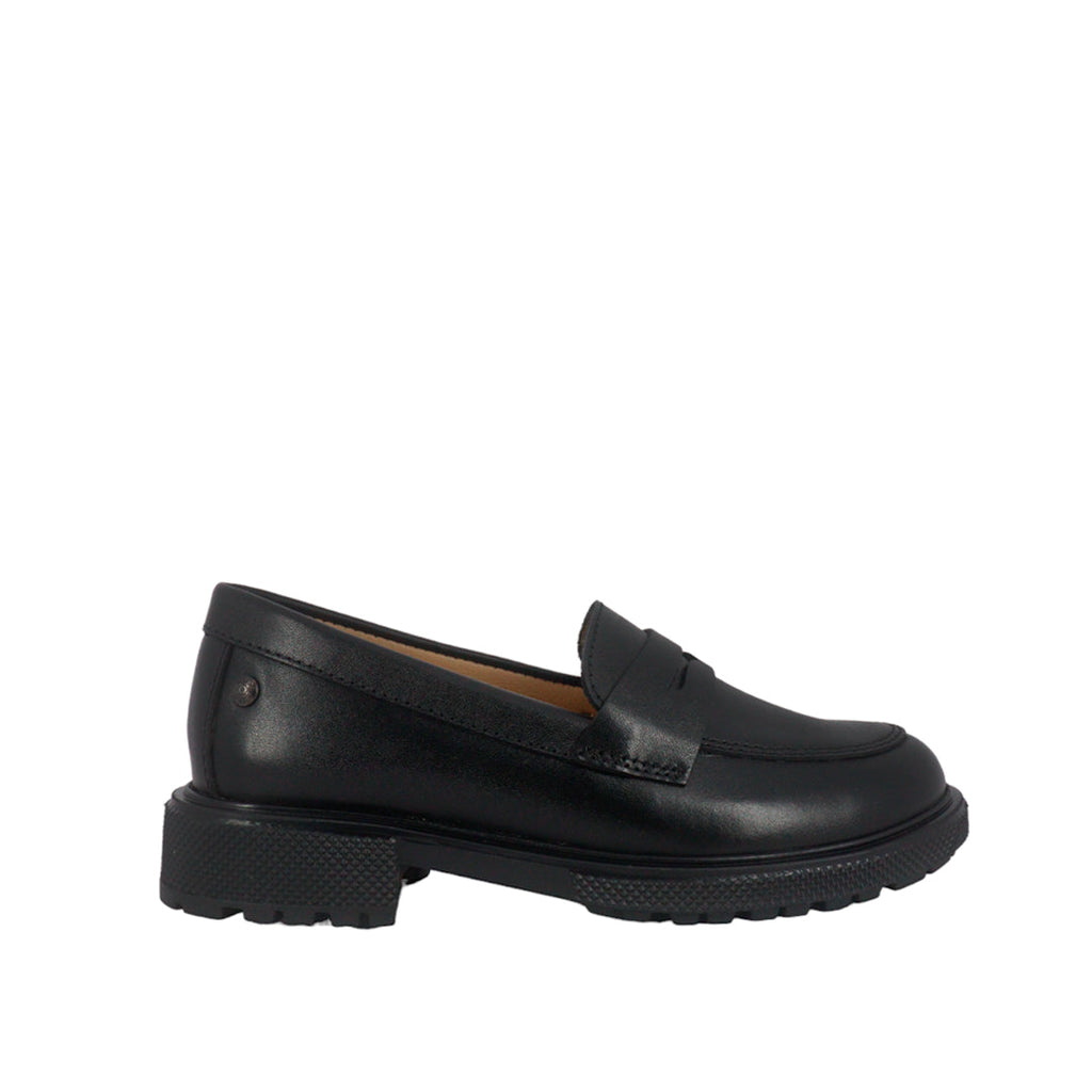 Mocasines escolares Arlette para niña color negro
