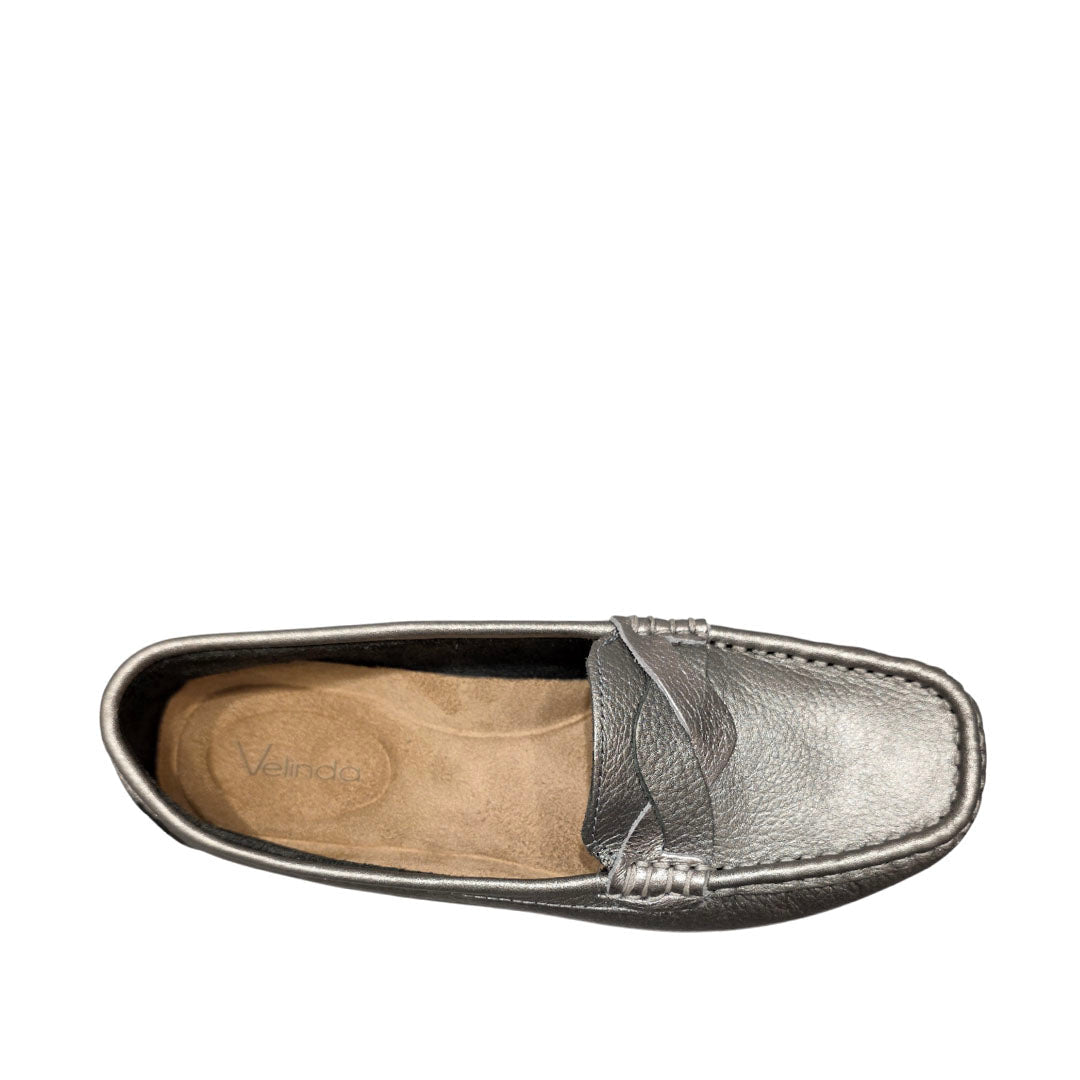 Mocasines Sisi para mujer color pewter