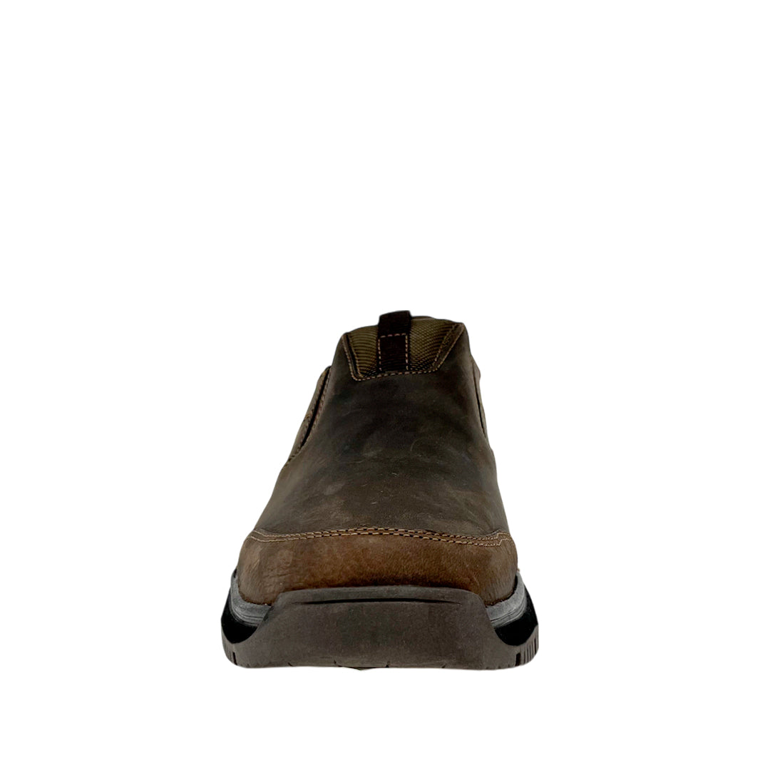Zapatos casuales slip on Cliff para hombre color café