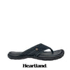 Sandalias slip on Gustav para hombre color negro