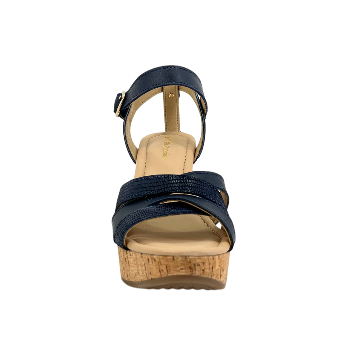 Sandalias de plataforma Dora para mujer color navy