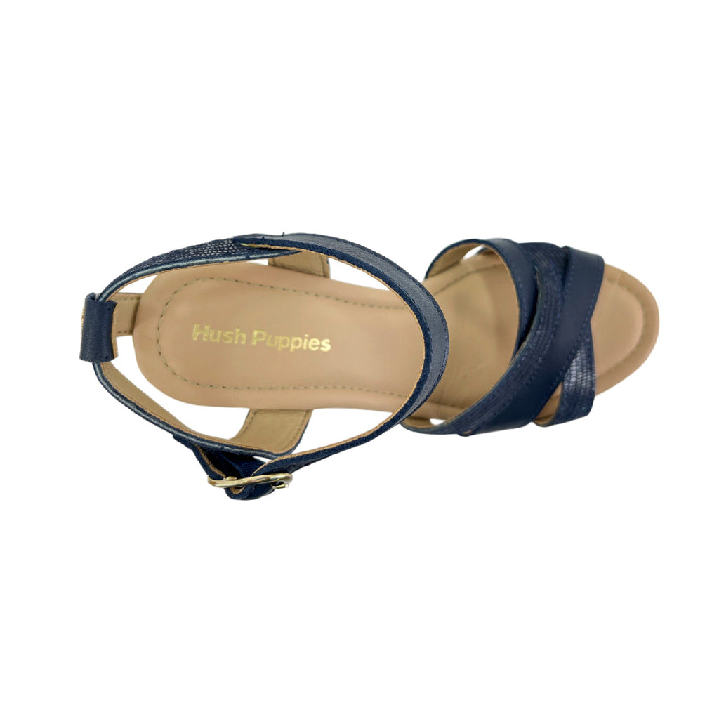 Sandalias de plataforma Dora para mujer color navy