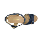 Sandalias de plataforma Dora para mujer color navy