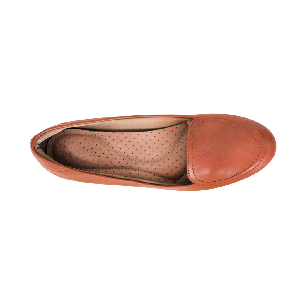 Zapatos cuña Tamires mirabella cognac para Mujer