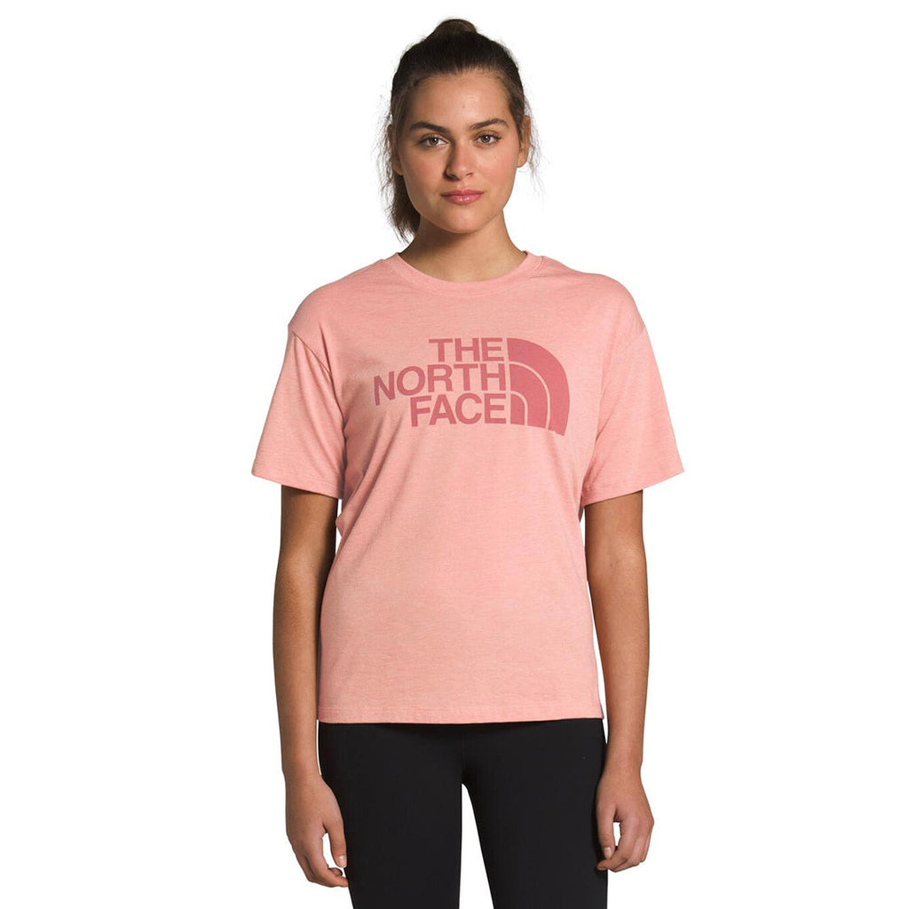Camiseta Ss Half Dome para mujer color rosado