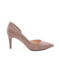 Zapatos de tacon Amina Liz taupe para Mujer