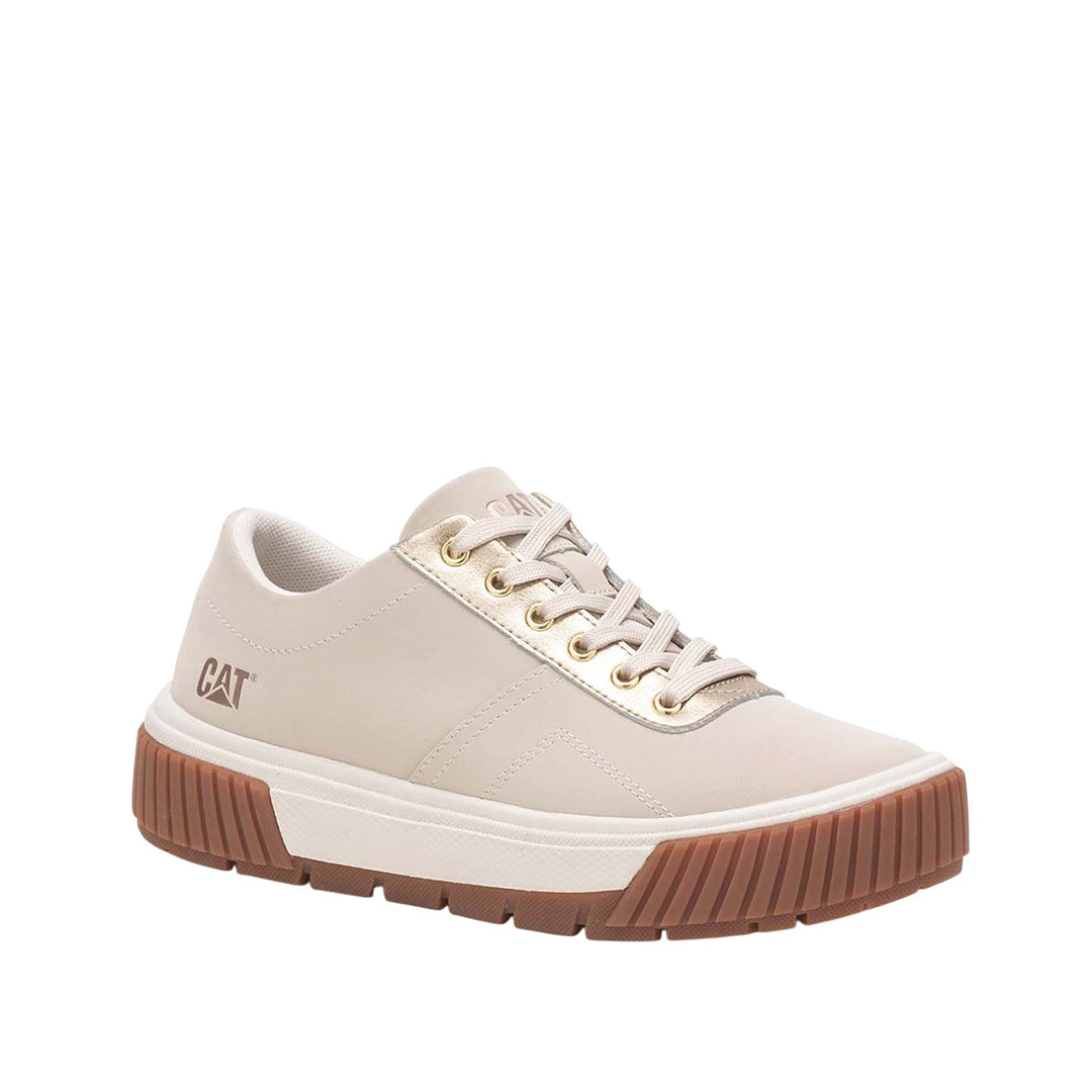 Sneakers AMP gold para mujer