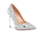 Zapatos de tacon Veta Rhinest plateado para Mujer