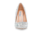 Zapatos de tacon Veta Rhinest plateado para Mujer