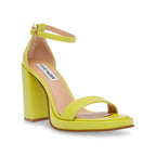 Sandalias de tacón Dream On color verde