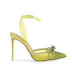 Zapatos de tacon Valance verde para Mujer