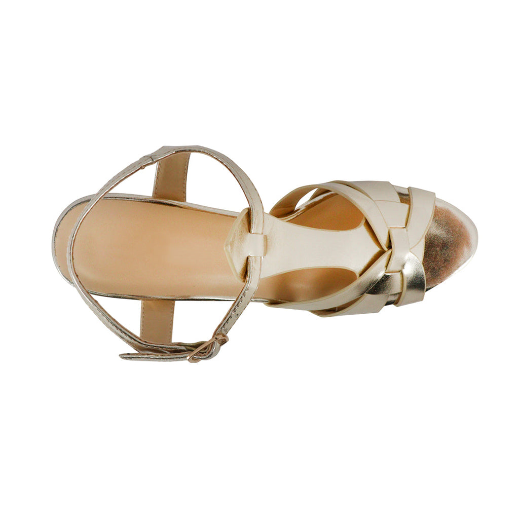 Sandalias Becka dorado para Mujer