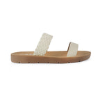 Sandalias flats Lily blanco para Mujer