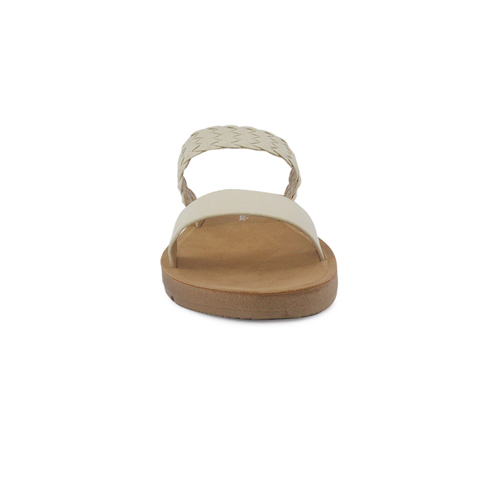 Sandalias flats Lily blanco para Mujer