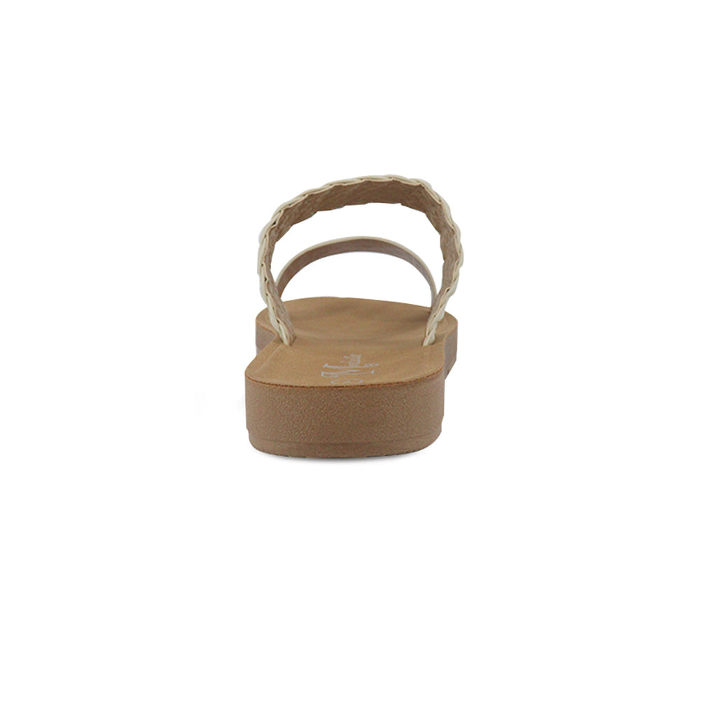 Sandalias flats Lily blanco para Mujer