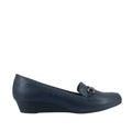 Zapatos de cuña Tamy navy para Mujer