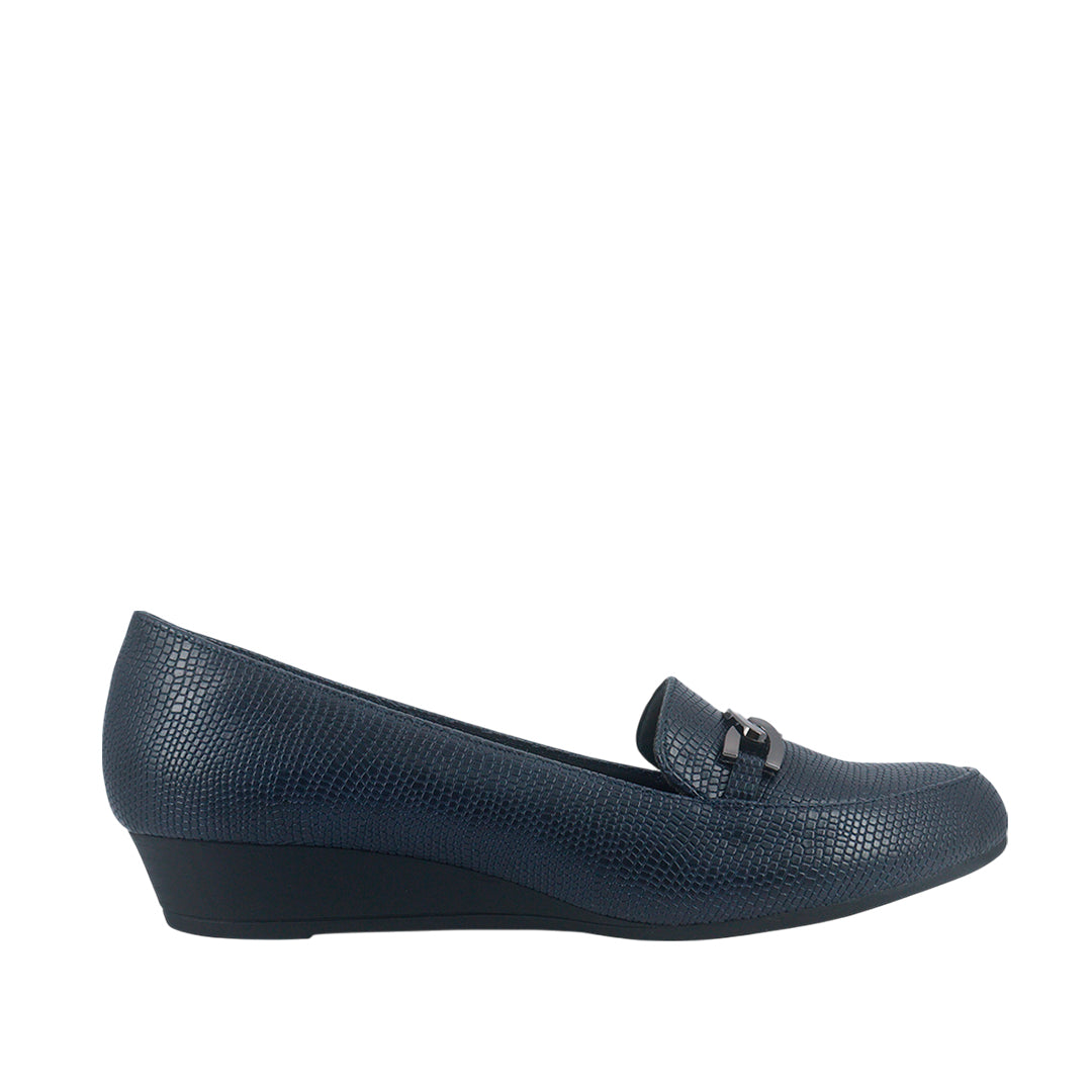 Zapatos de cuña Tamy navy para Mujer