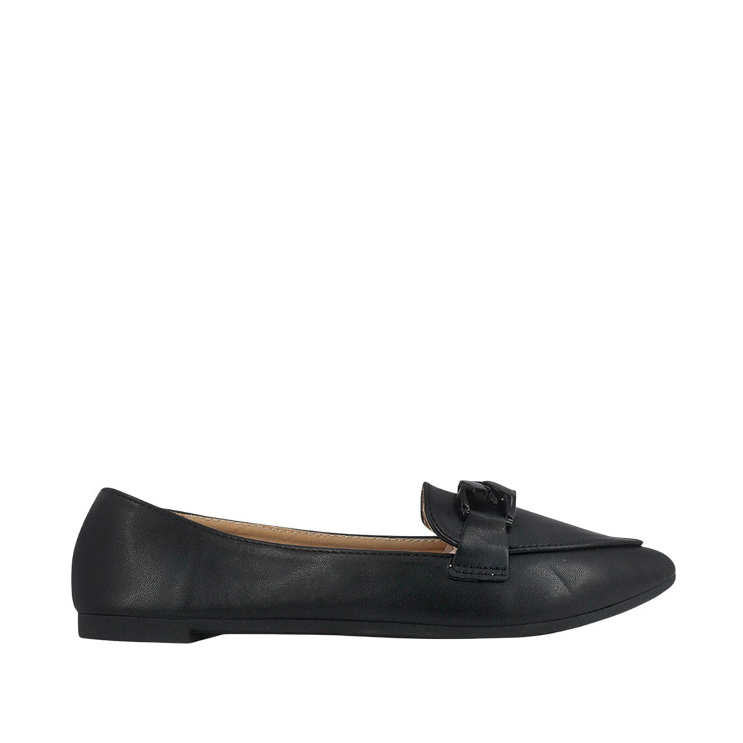 Sandalias flats Elsa negro para mujer