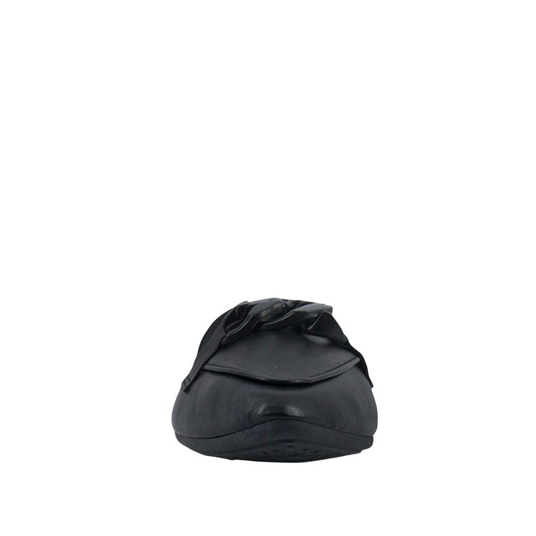 Sandalias flats Elsa negro para mujer