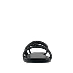Sandalias flats Mady negro para mujer