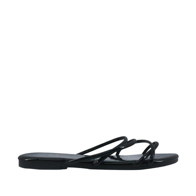 Sandalias flats Keren negro para mujer