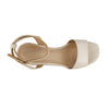 Sandalias de cuña Anitta color blanco para mujer
