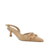 Tacones slingback Fabiola color taupe