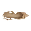 Tacones slingback Fabiola color taupe