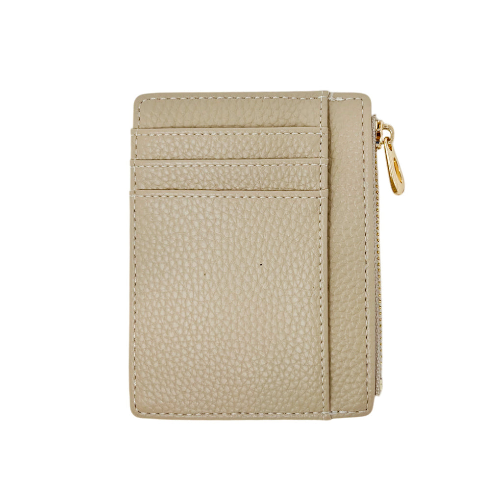 Tarjetero color nude
