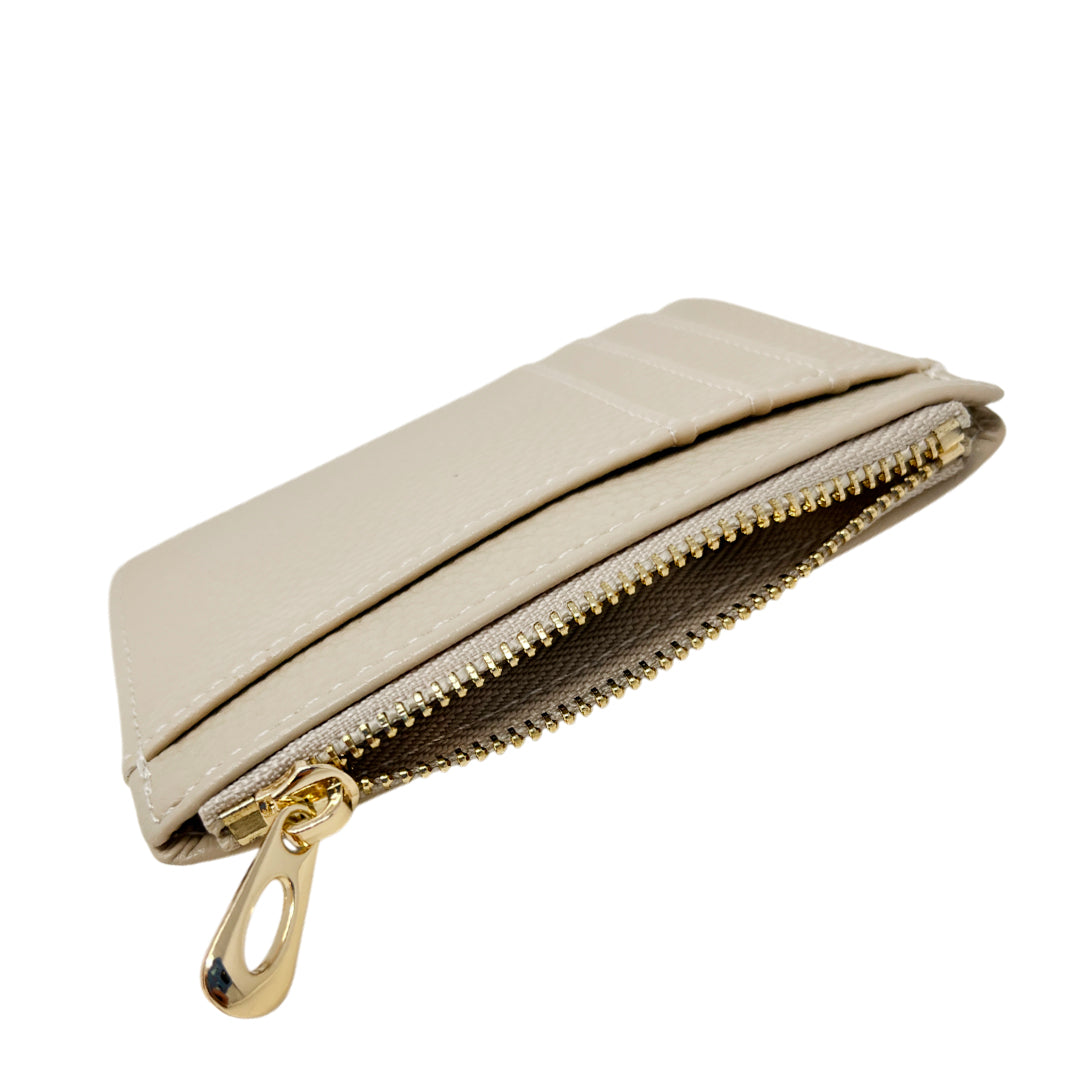 Tarjetero color nude