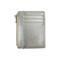 Tarjetero color plateado