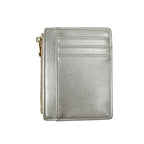 Tarjetero color plateado