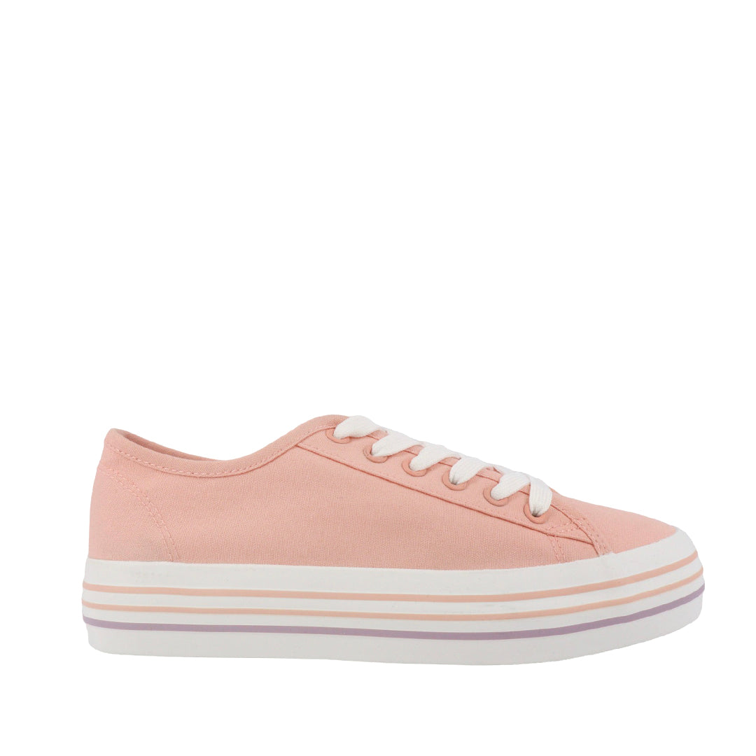 Sneakers Kana para mujer color coral