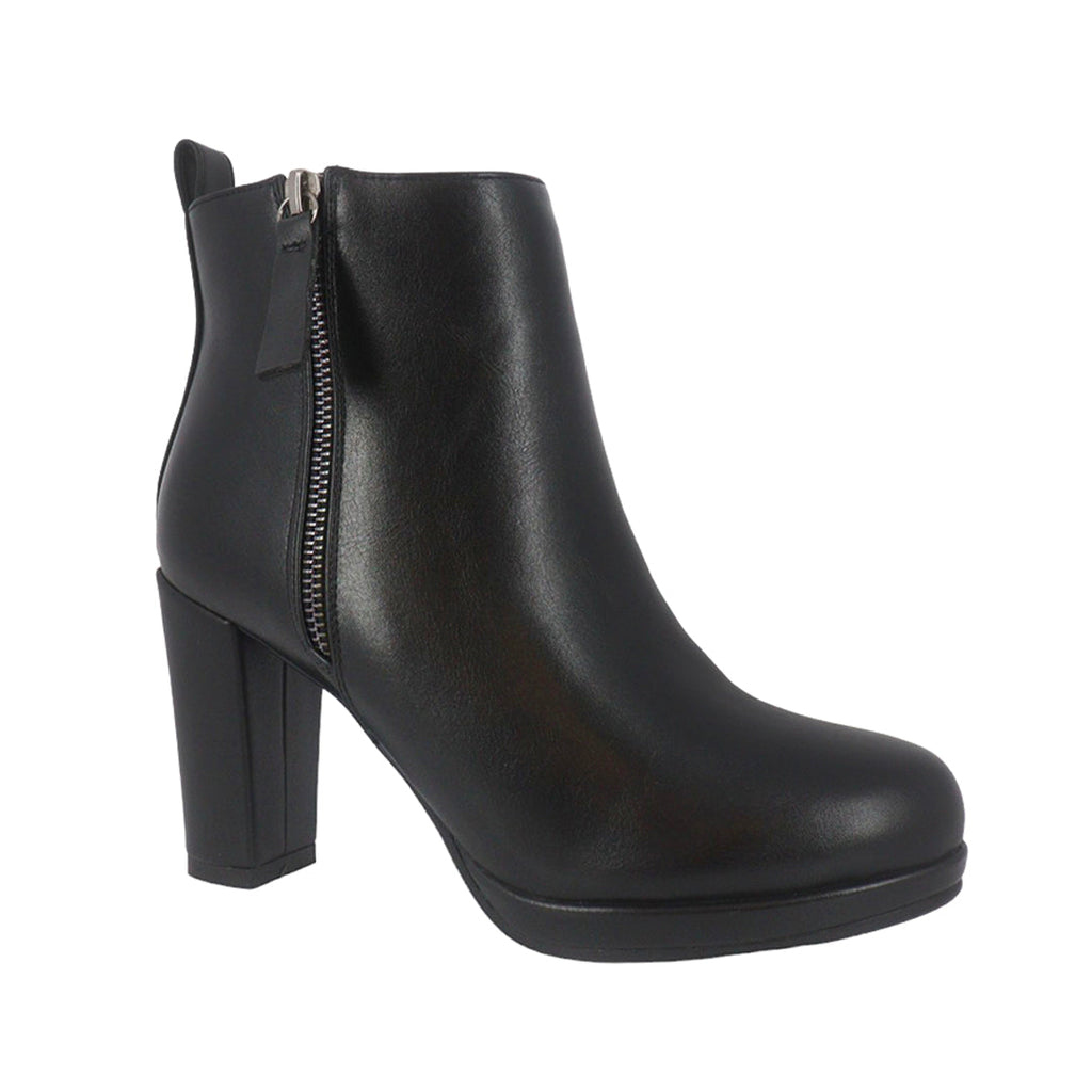 Botines de tacón Jackie color negro