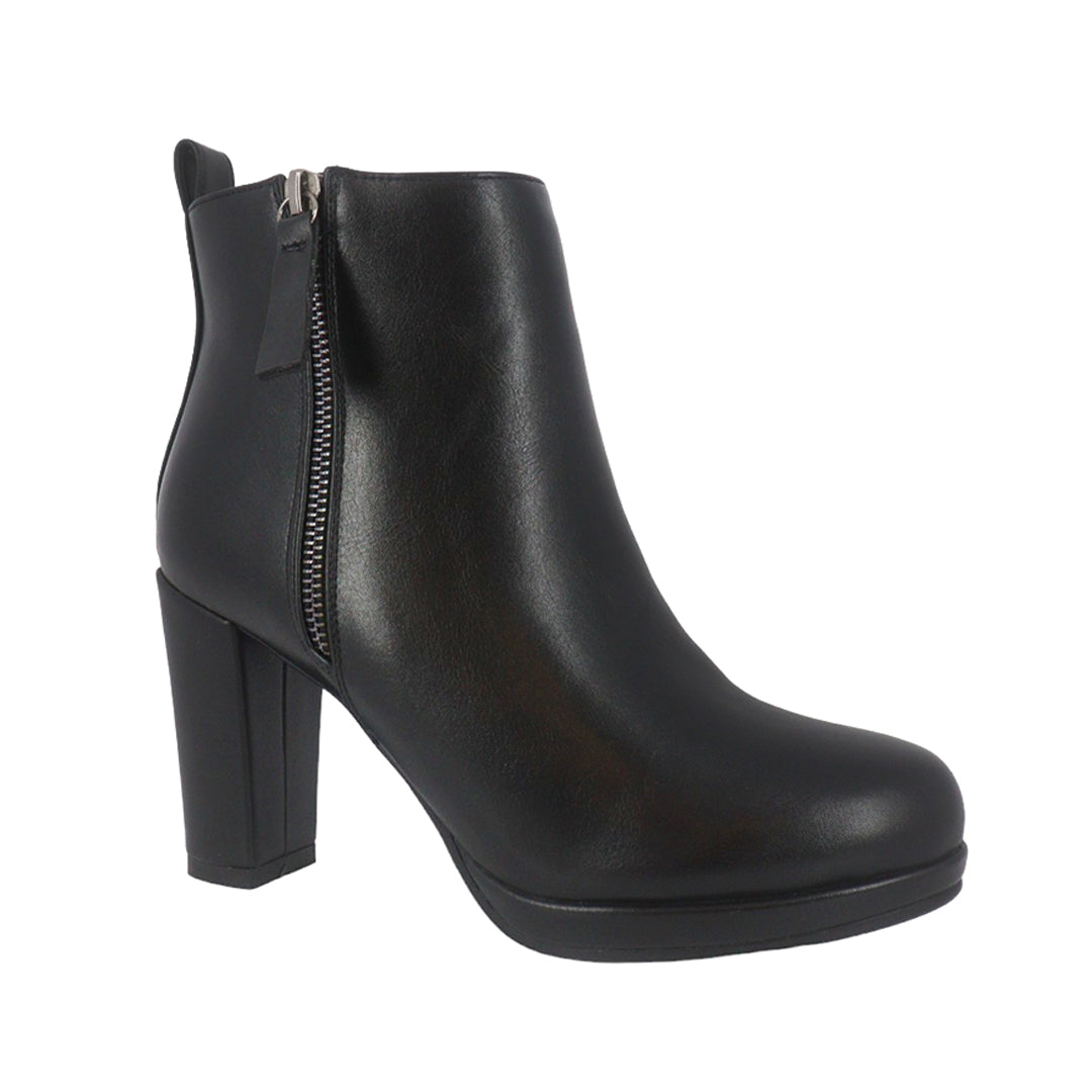 Botines de tacón Jackie color negro