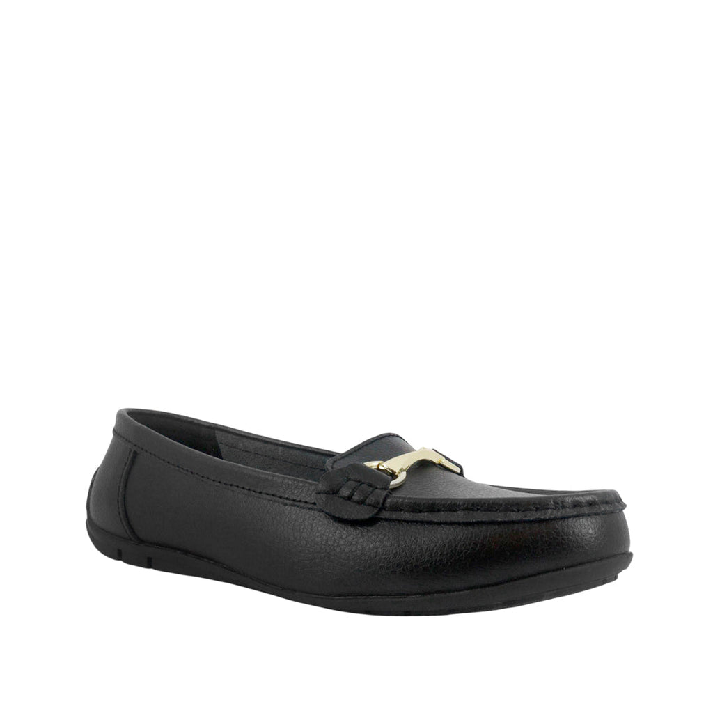 Mocasines Nelly negro para mujer