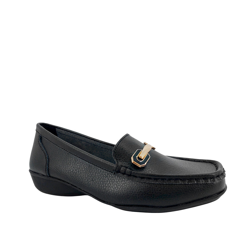 Mocasines Ena para mujer color negro
