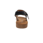 Sandalias flats Sulen negro para mujer