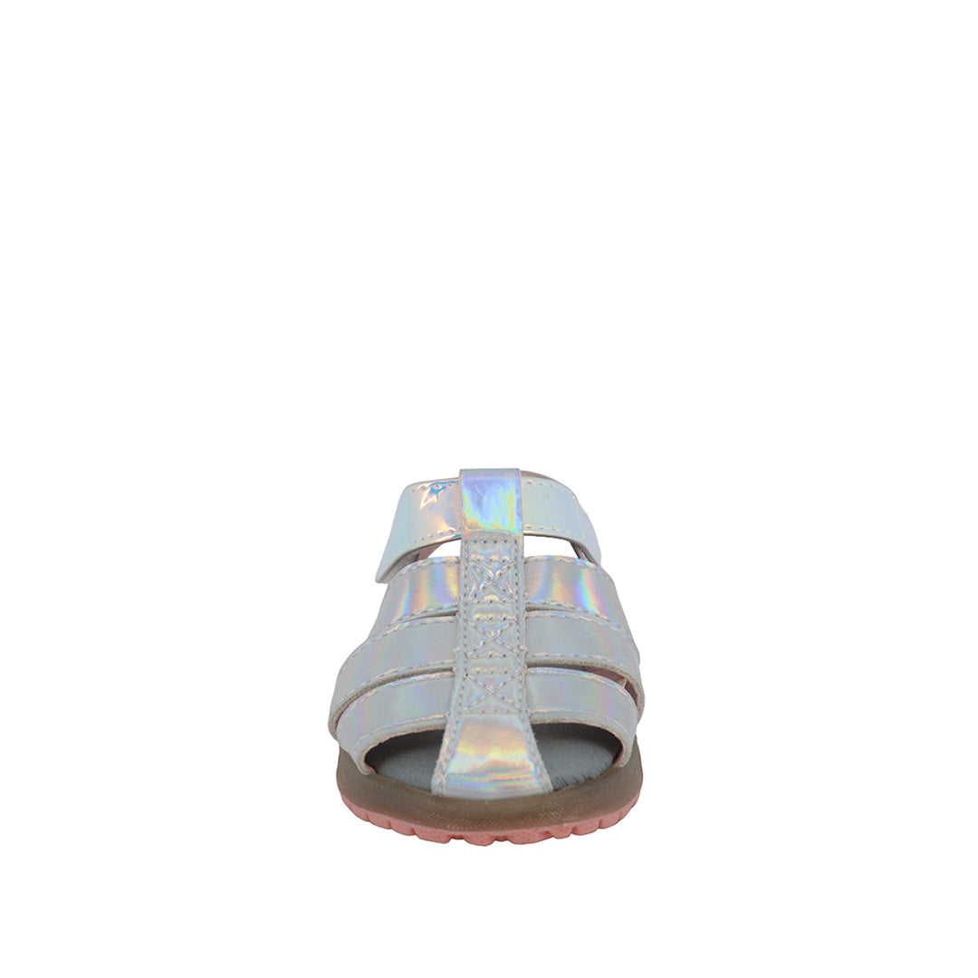 Sandalias Cloe plateado para infante