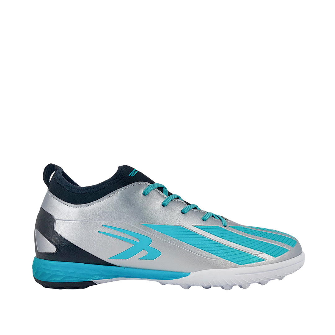Zapatos para fútbol Reyes plateado para hombre