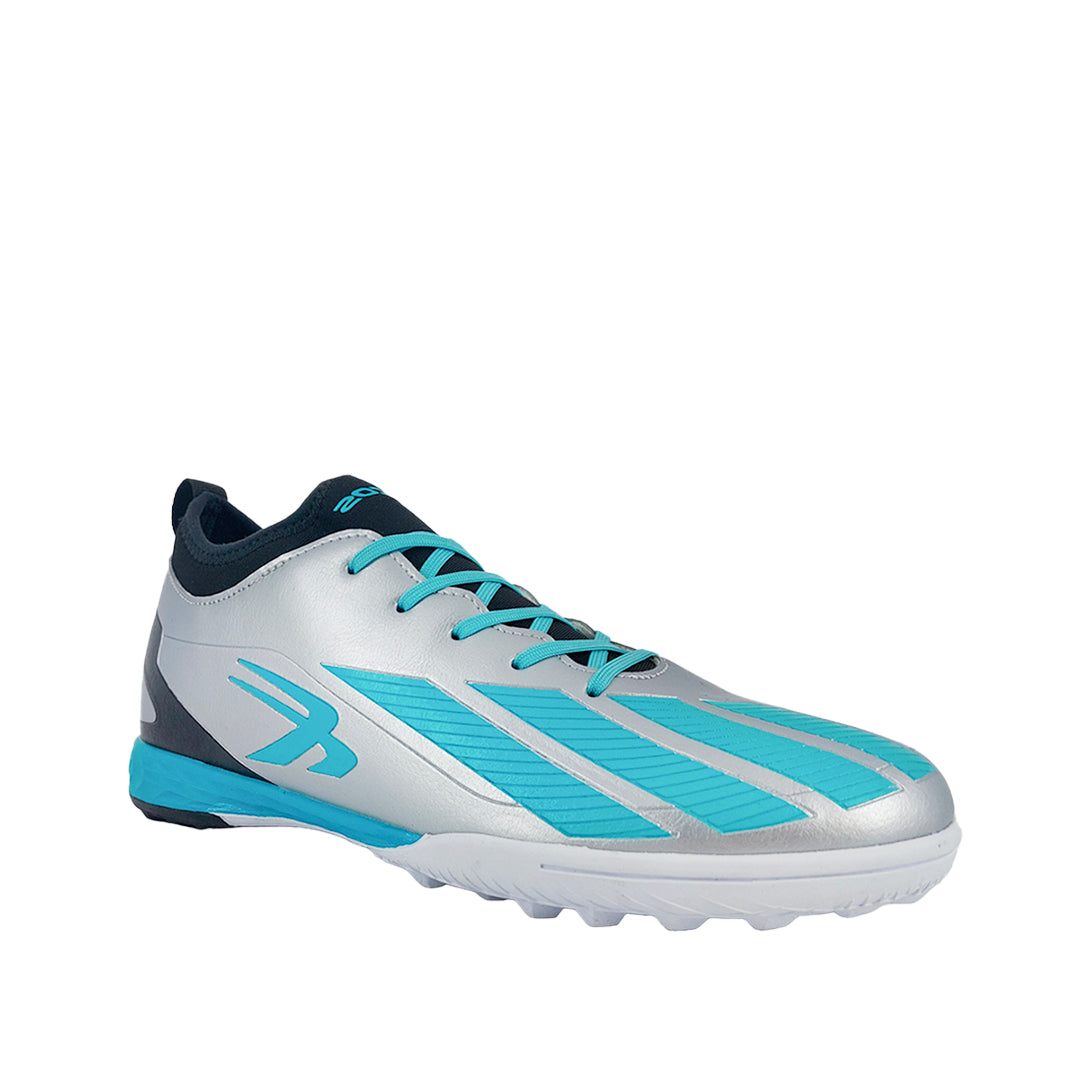 Zapatos para fútbol Reyes plateado para hombre