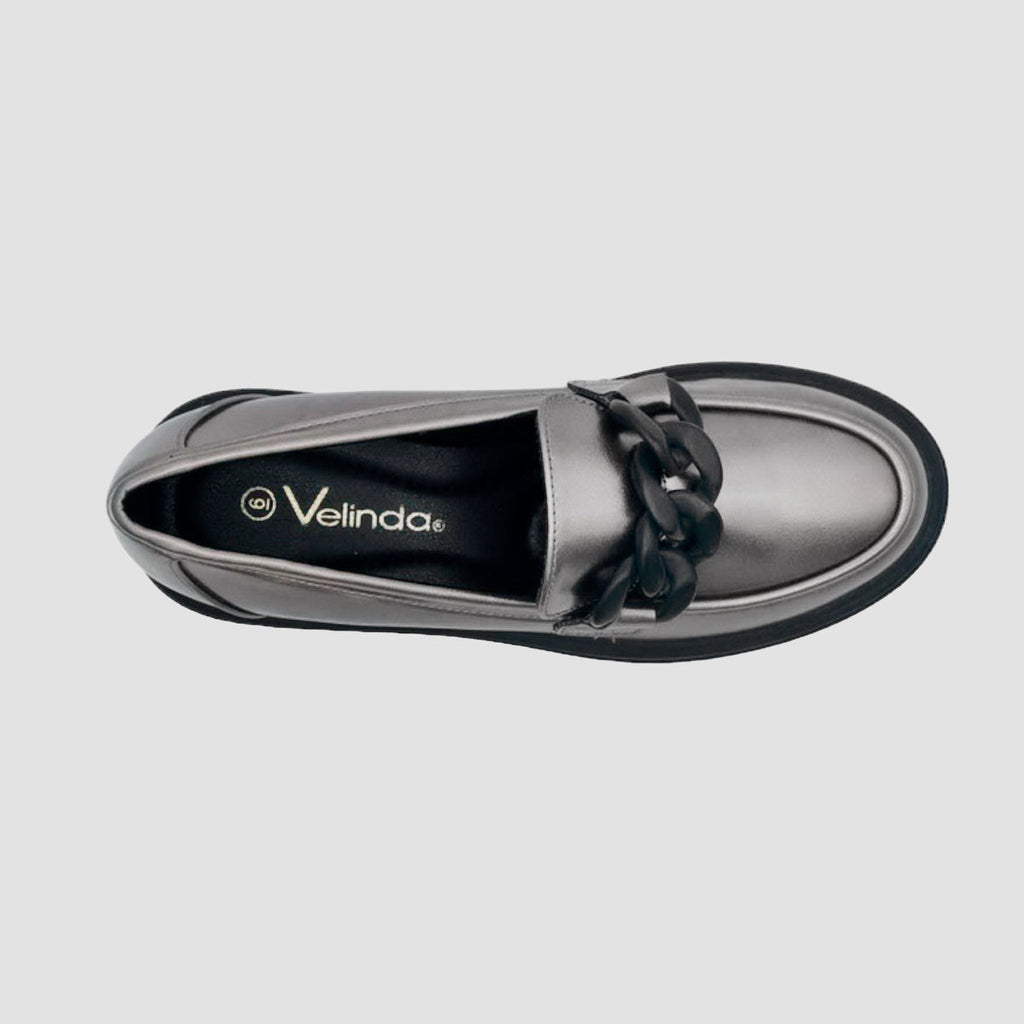 Mocasines Darlena pewter para mujer