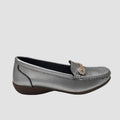 Mocasines Ena pewter para mujer