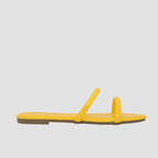 Sandalias flats Kory naranja para mujer