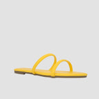 Sandalias flats Kory naranja para mujer