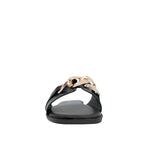 Sandalias flats Mariam para mujer color negro